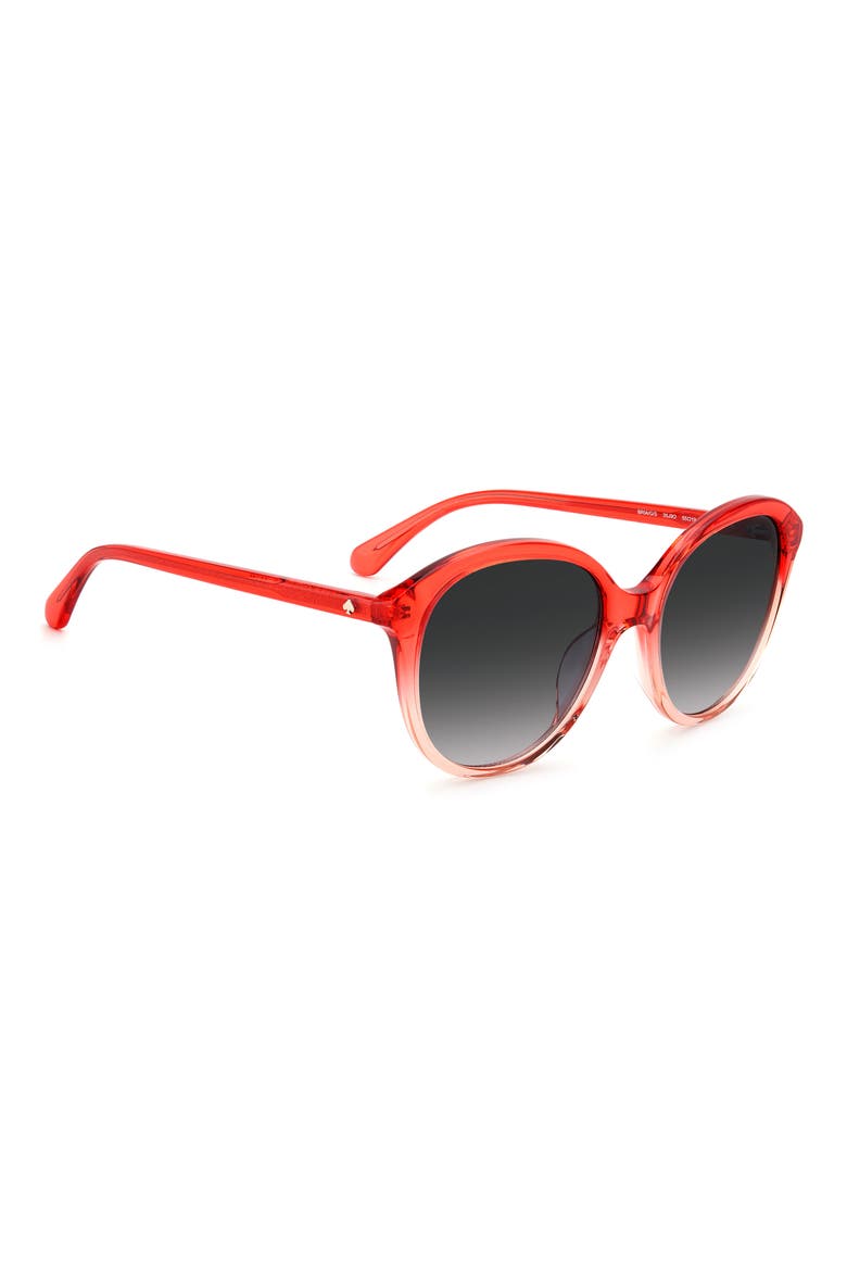 briag 55mm cat eye sunglasses, Alternate, color, PINK/ DARK GREY SF