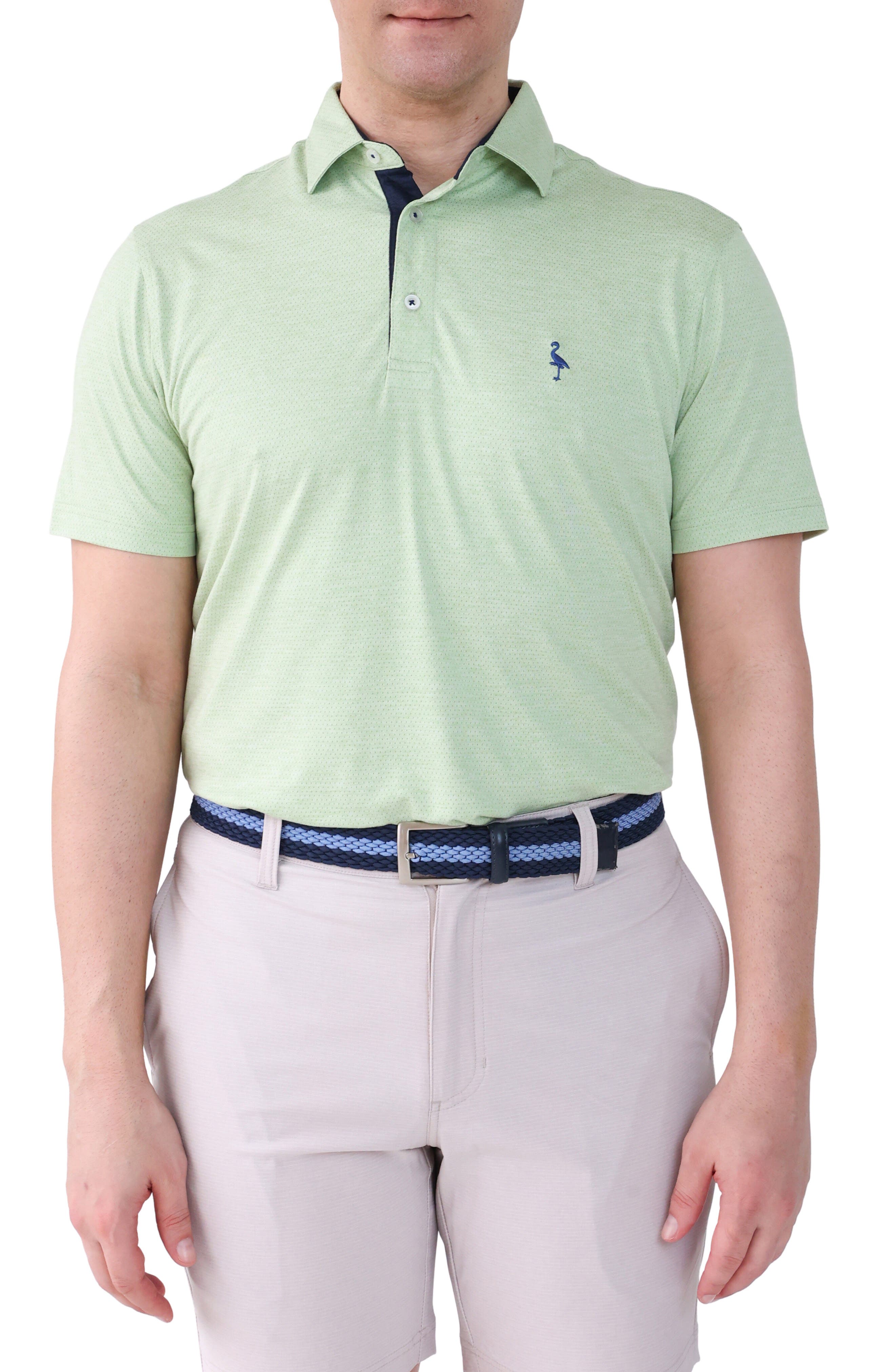 TailorByrd Mélange Mesh Performance Polo