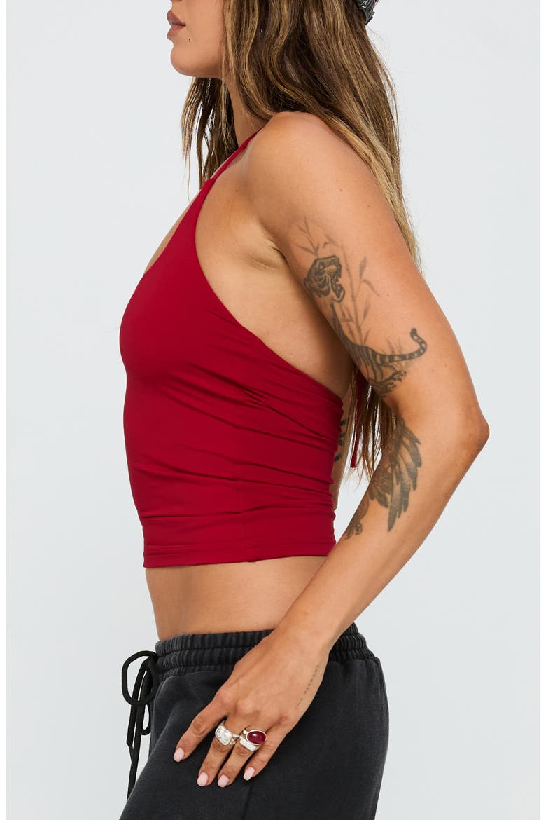 Ezekiel U-Neck Halter Top, Alternate, color, RED
