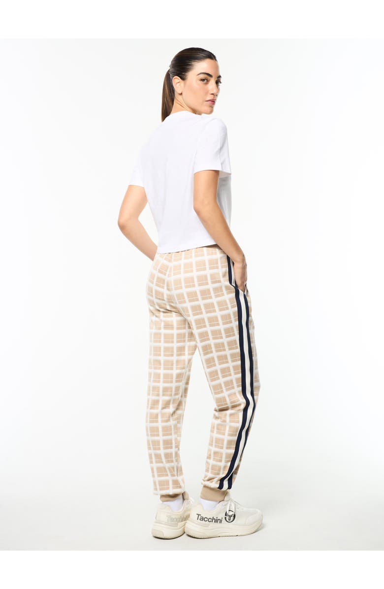 Sergio Tacchini Women's Damarindo Check Track Pant, Alternate, color, Humus