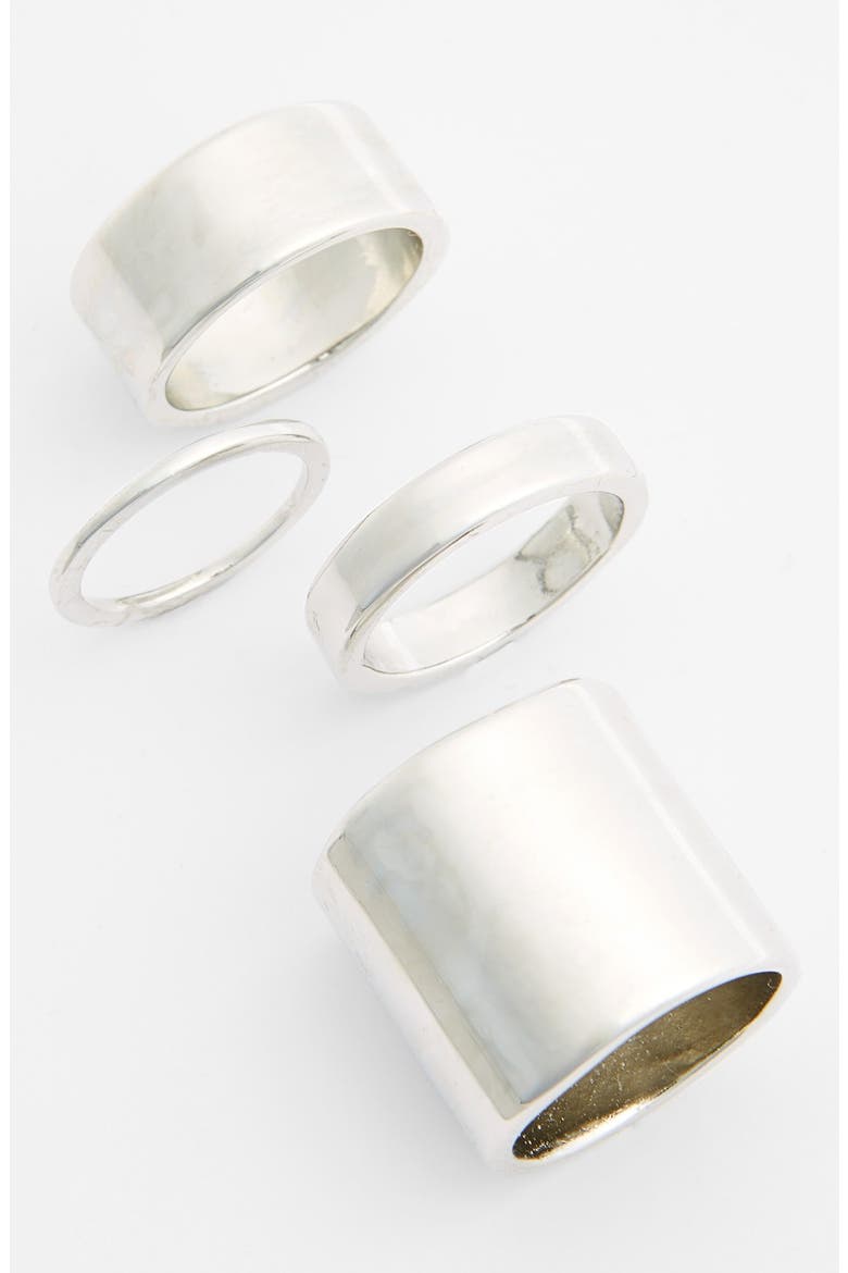 Statement Rings, Main, color, SILVER
