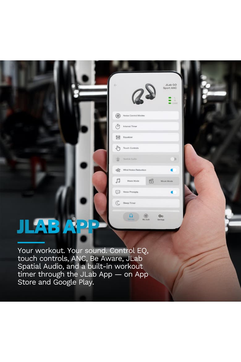 GO Sport ANC True Wireless Earbuds, Alternate, color, Dark Grey