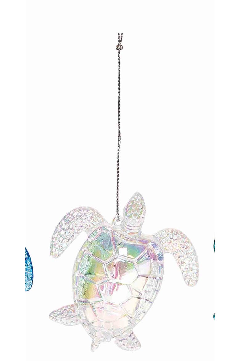 Acrylic Sea Turtle Ornaments A/3, Alternate, color, Blue