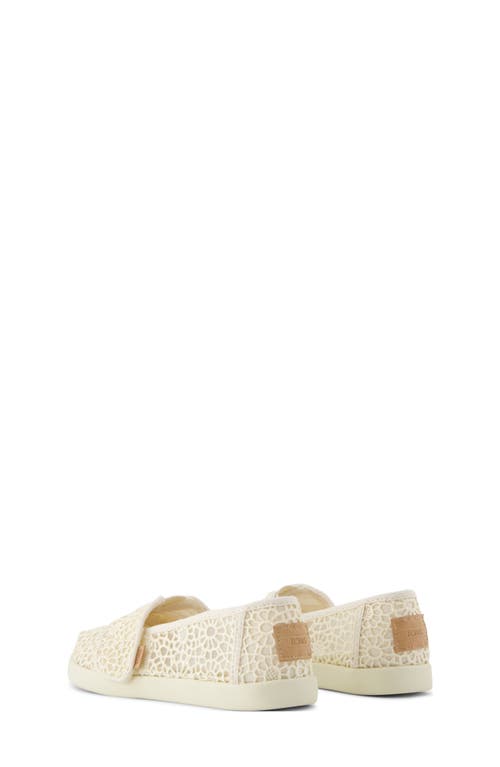 Toms Alpargata Slip-on In Natural Crochet