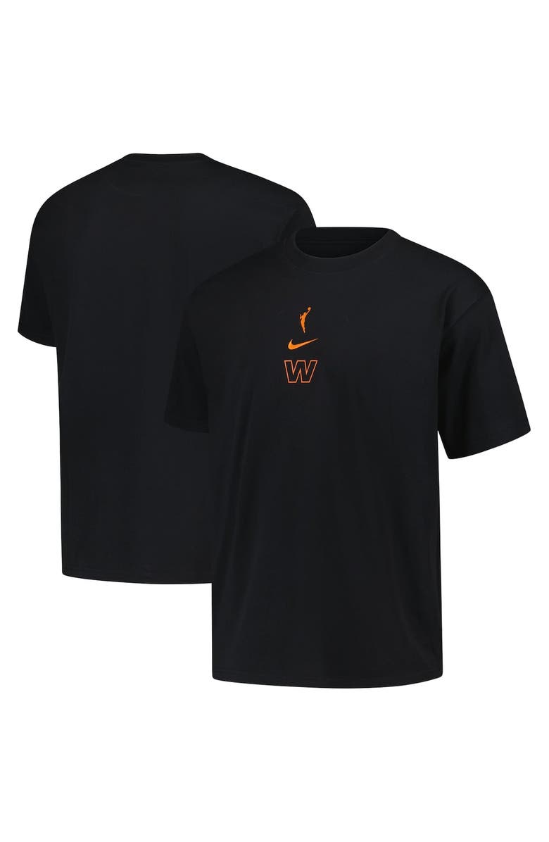 Nike Unisex Nike Black WNBA Logowoman Premium Essential T-Shirt, Alternate, color,