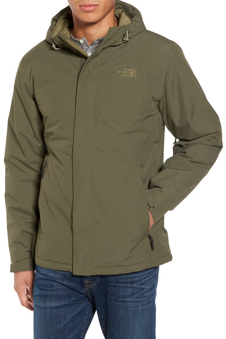 'Inlux' Hooded Jacket, Main, color, NEW TAUPE GREEN