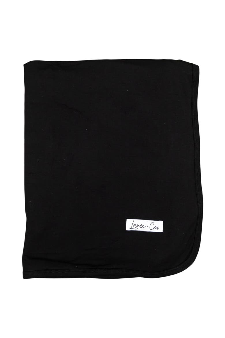 Allie Black Toddler Blanket, Main, color, Black
