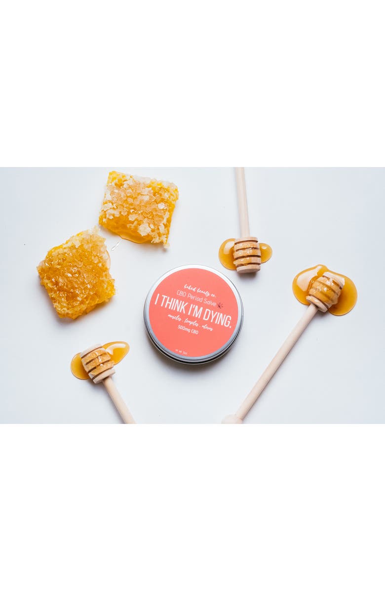Baked Beauty Co. I Think I'm Dying CBD Salve, Alternate, color,