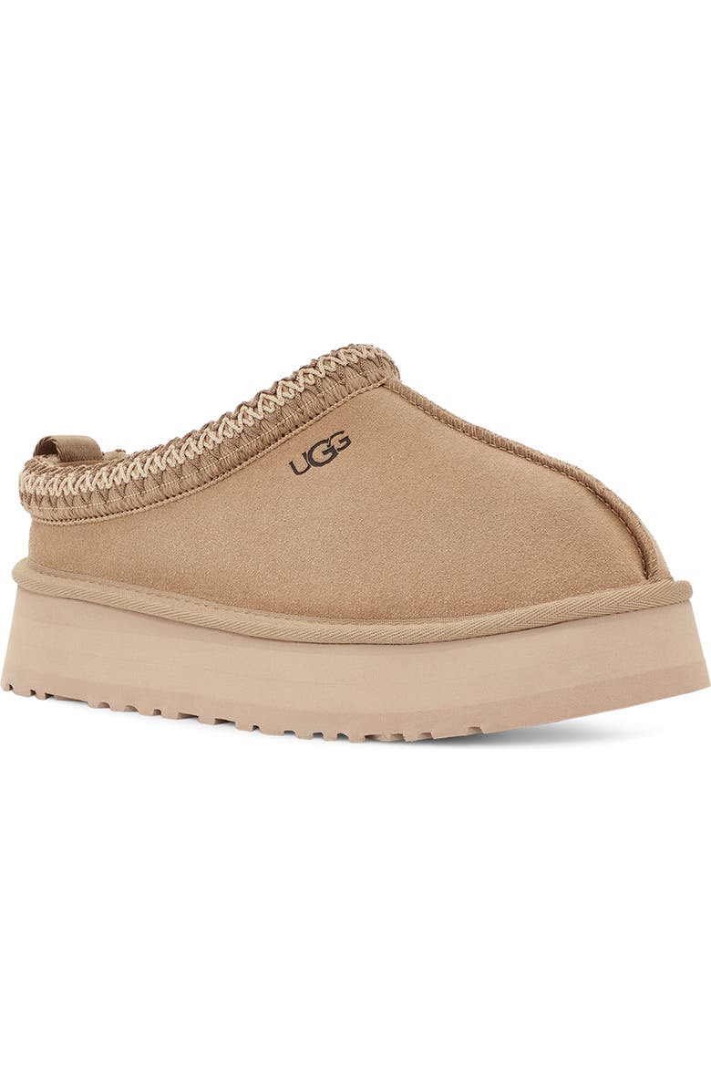 UGG<sup>®</sup> Tazz Platform Slipper, Main, color, Mustard Seed