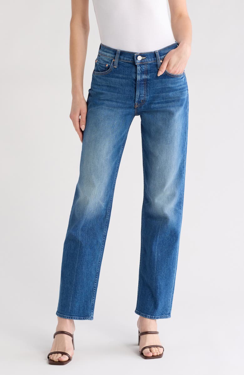MOTHER The Thrasher Skimp High Waist Straight Leg Jeans, Main, color,