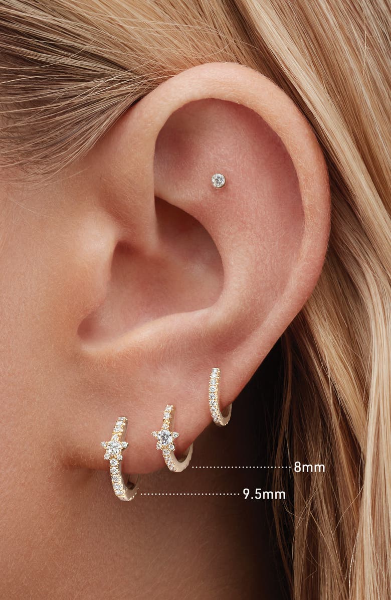 MARIA TASH Diamond Star Eternity Clicker, Alternate, color, White Gold