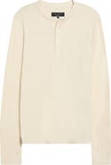 rag & bone Textured Knit Long Sleeve Henley