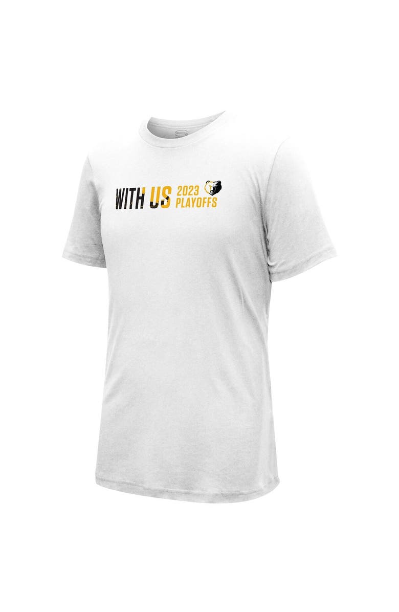Stadium Essentials Unisex Stadium Essentials White Memphis Grizzlies 2023 NBA Playoffs Slogan T-Shirt, Alternate, color, White