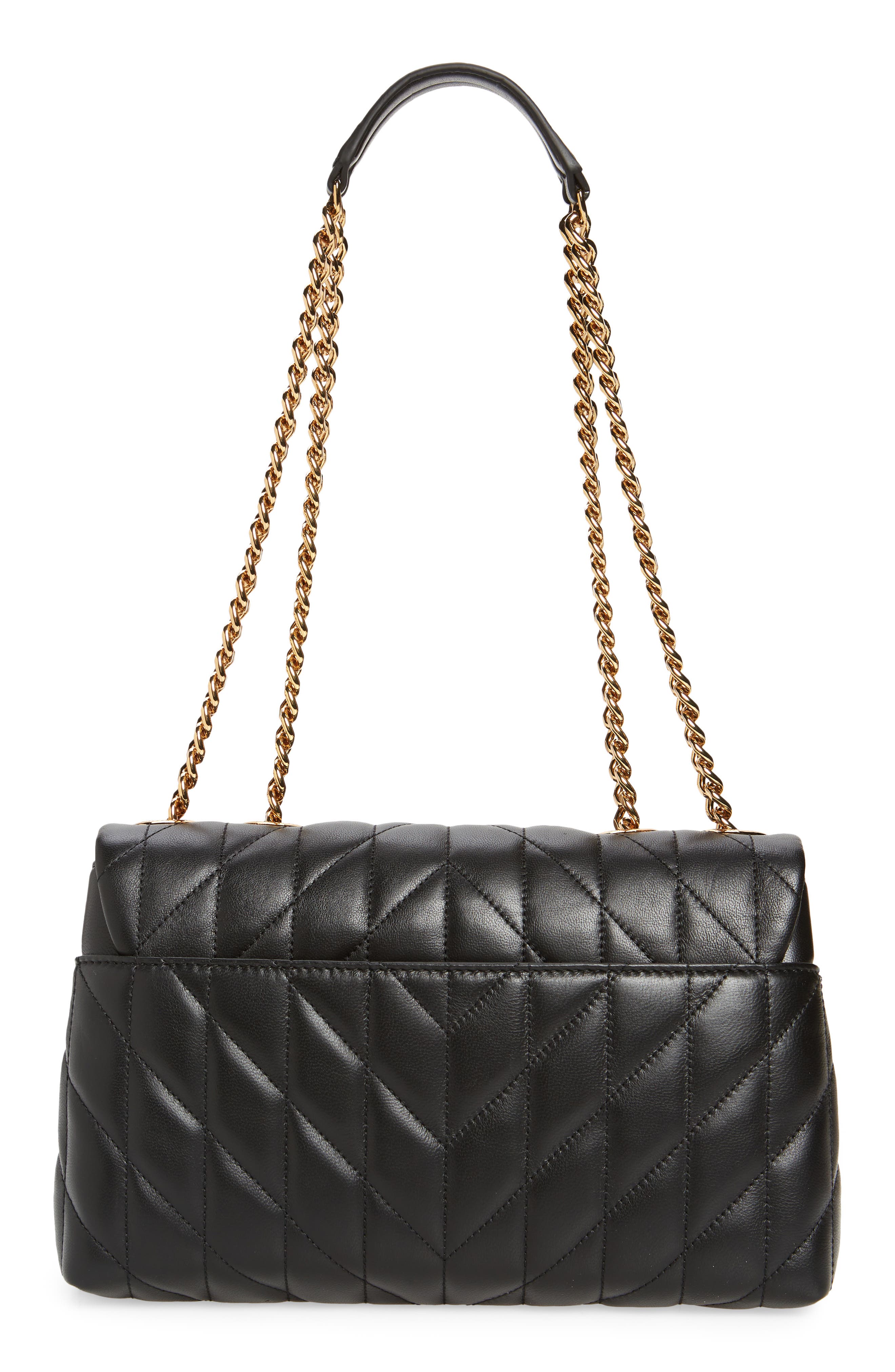 Lafayette Medium Shoulder Bag, Alternate, color, BLACK/ GOLD