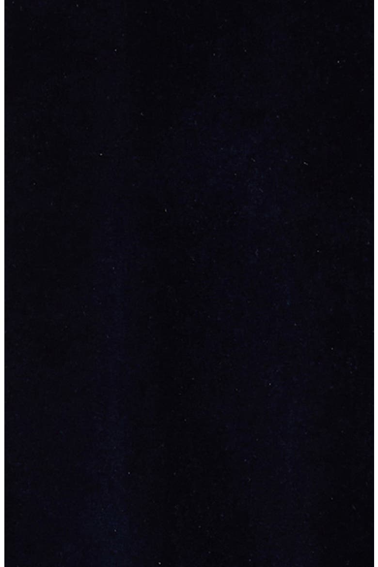Kids' Mock Neck Velour Jumpsuit, Alternate, color, NAVY