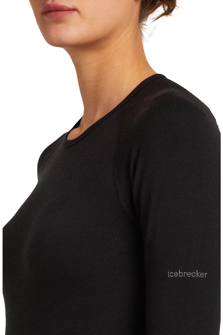 260 ZoneKnit™ Seamless Merino Wool Shirt, Alternate, color, BLACK