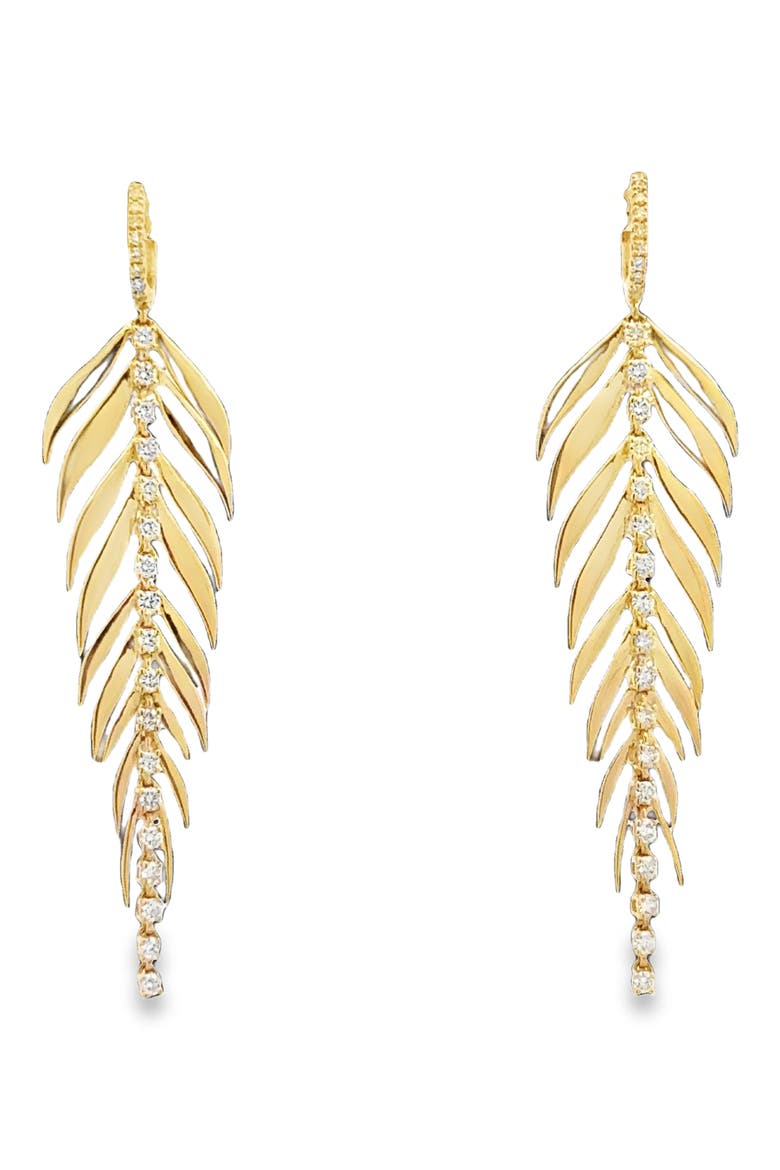 Bahia 18k Gold Drop Earrings, Main, color, YELLOW GOLD