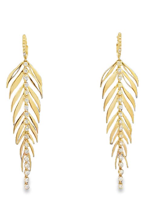 Bahia 18k Gold Drop Earrings