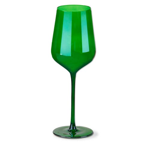 Celebration All Purpose Green Wine Glass for Everyday Use