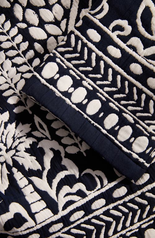 Cache Coeur Java Jacquard Maternity Jacket In Black/white Multi
