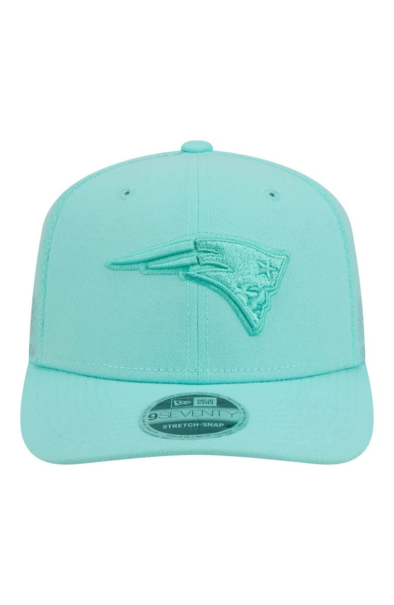 New Era Men's New Era  Turquoise New England Patriots Color Pack 9SEVENTY Adjustable Hat, Alternate, color, Turquoise