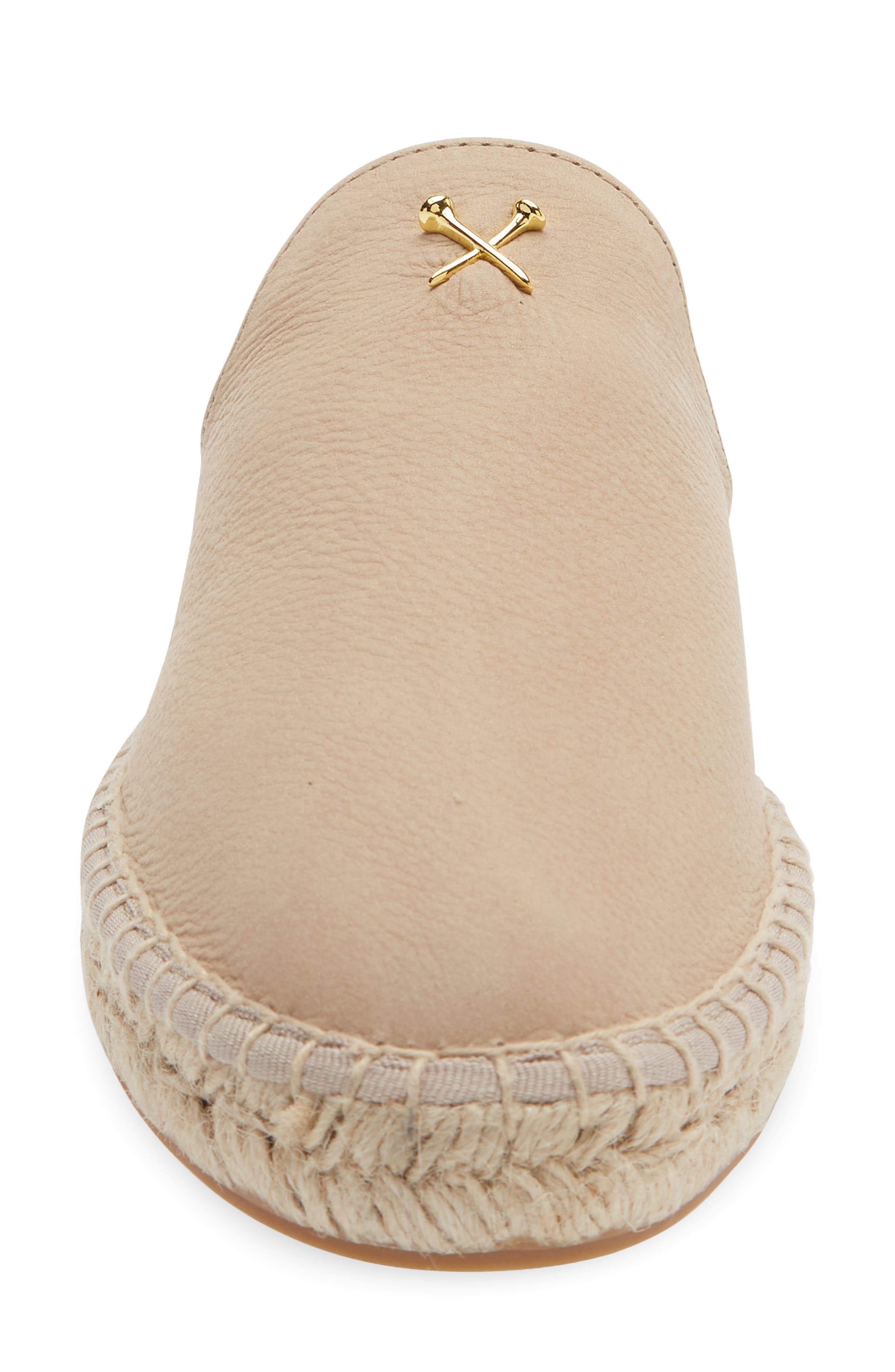 G/FORE Metal Tees Nubuck Espadrille Mule, Alternate, color, 