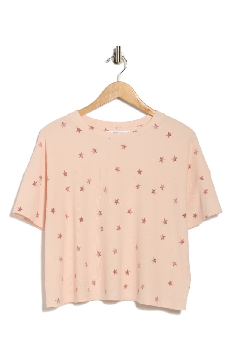 Road Trip T-Shirt, Alternate, color, CHAMPAGNE DITSY STARS