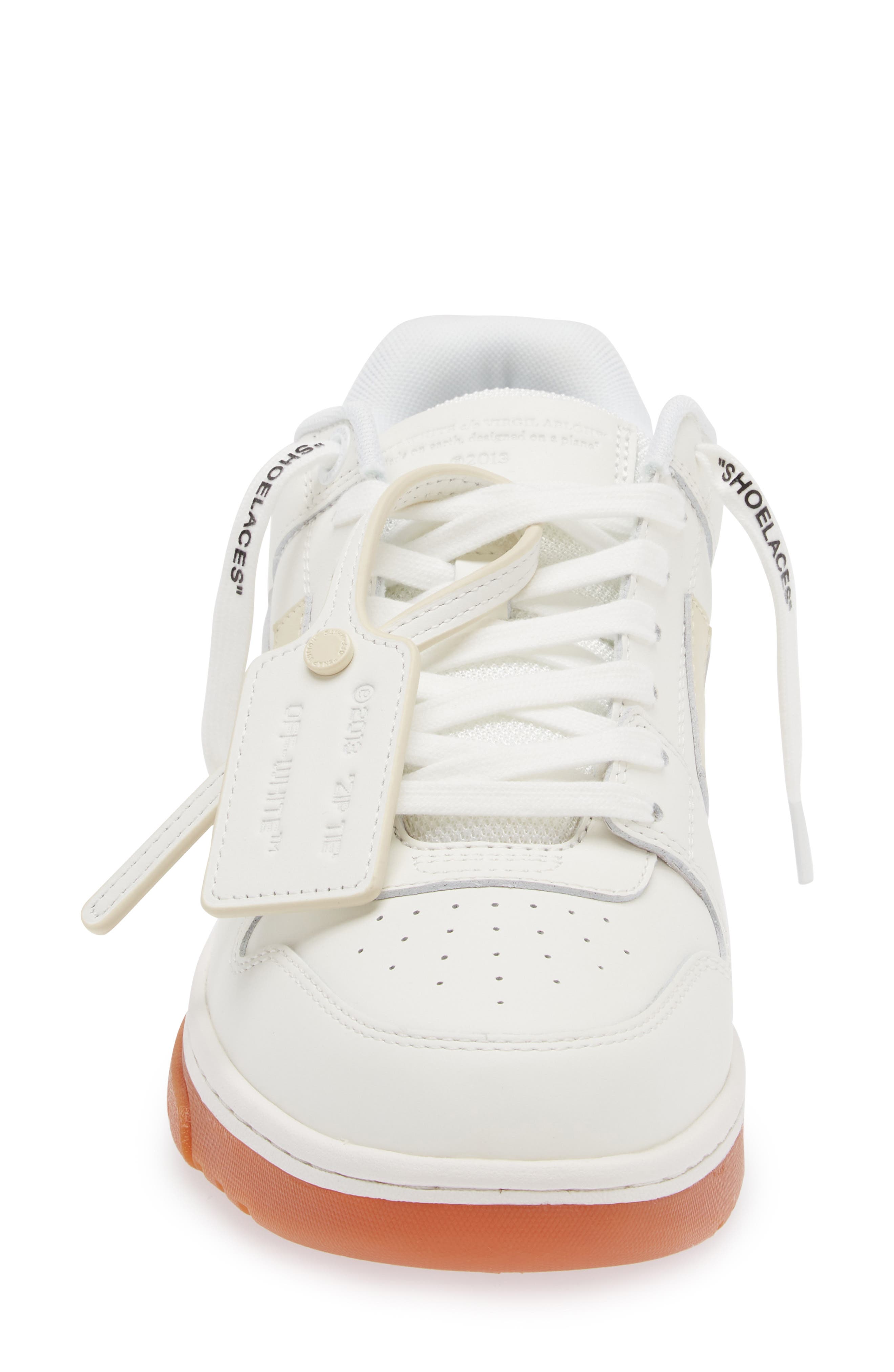 Off-White Out of Office Low Top Sneaker, Alternate, color, White Beige