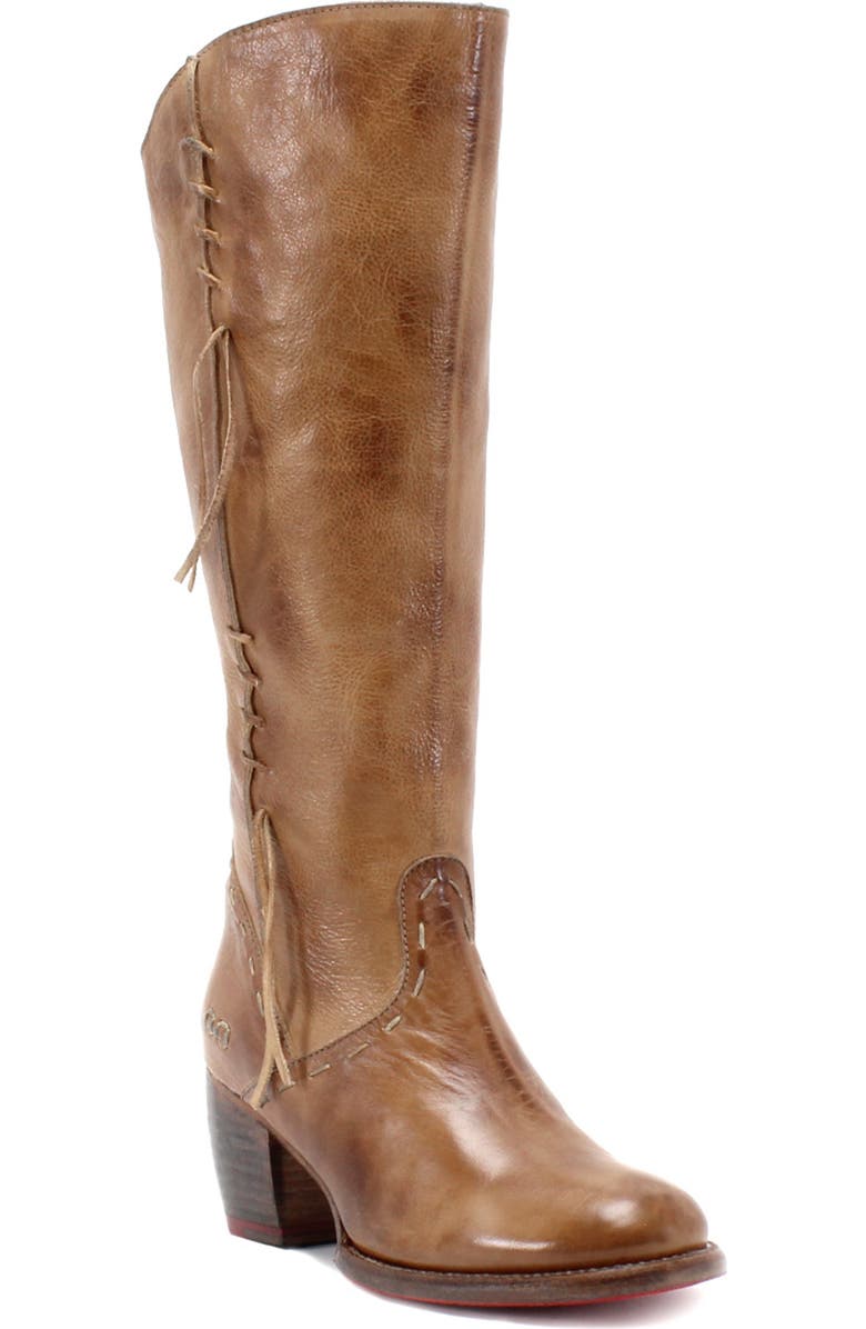 Bed Stu Charis Tall Boot, Main, color, Tan Rustic