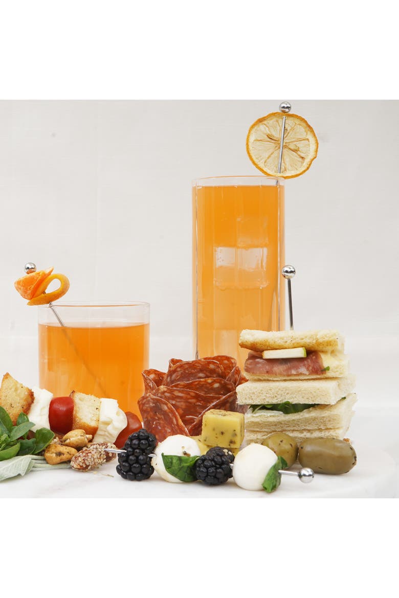 Stainless Steel Cocktail Picks, 12-Piece Combo Set, Alternate, color, Stainless Steel