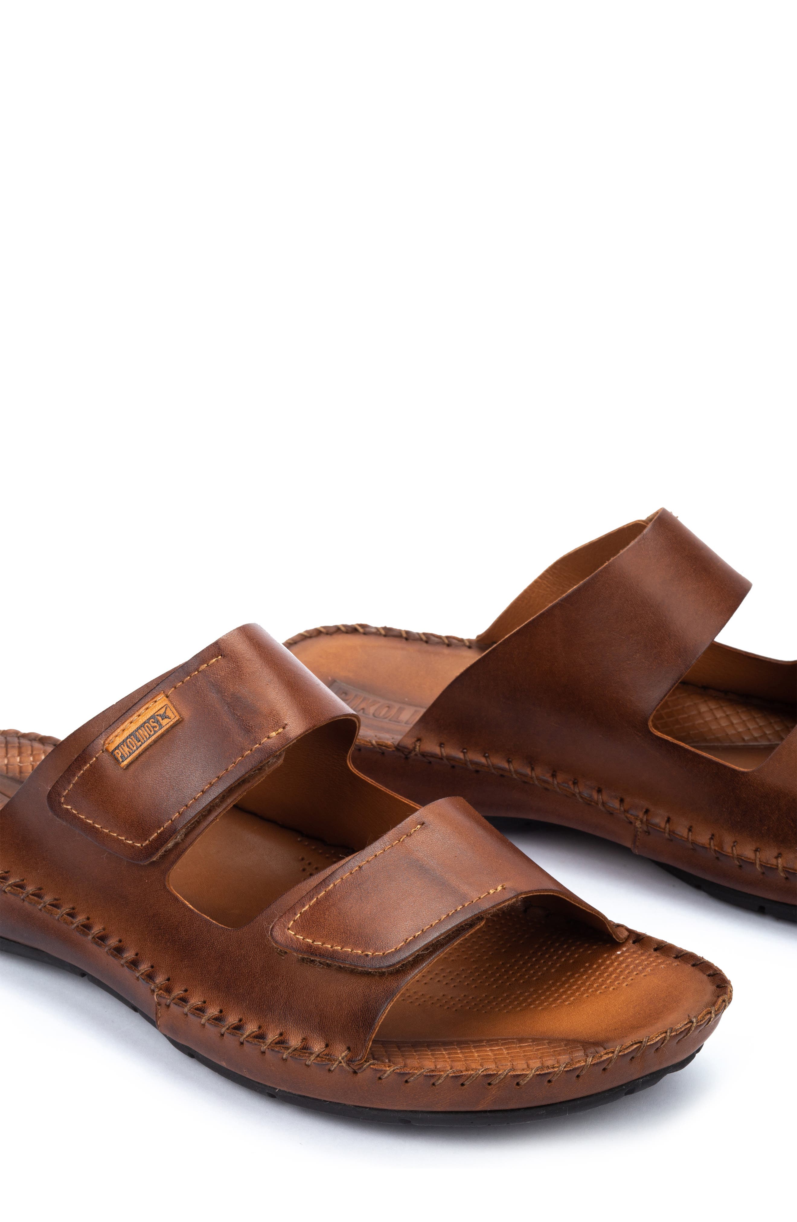 PIKOLINOS Tarifa Slide Sandal, Alternate, color, Cuero