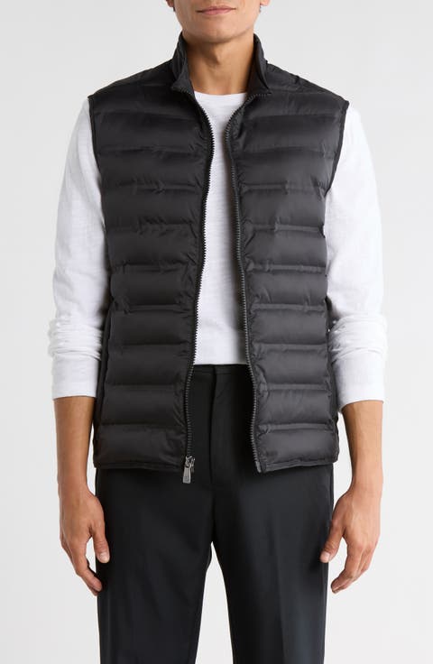 Water Resistant Channel Quilted Puffer Vest