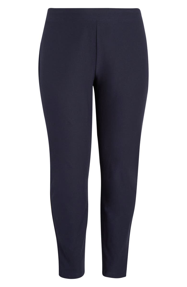 Eileen Fisher Slim Ankle Pants, Alternate, color, Ink