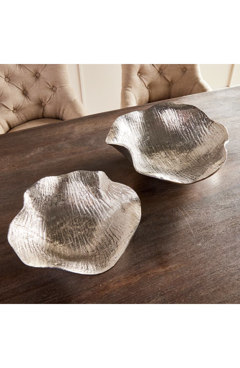 Napa Home & Garden Clarice Decorative Bowls Set of 2, Alternate, color, Silver