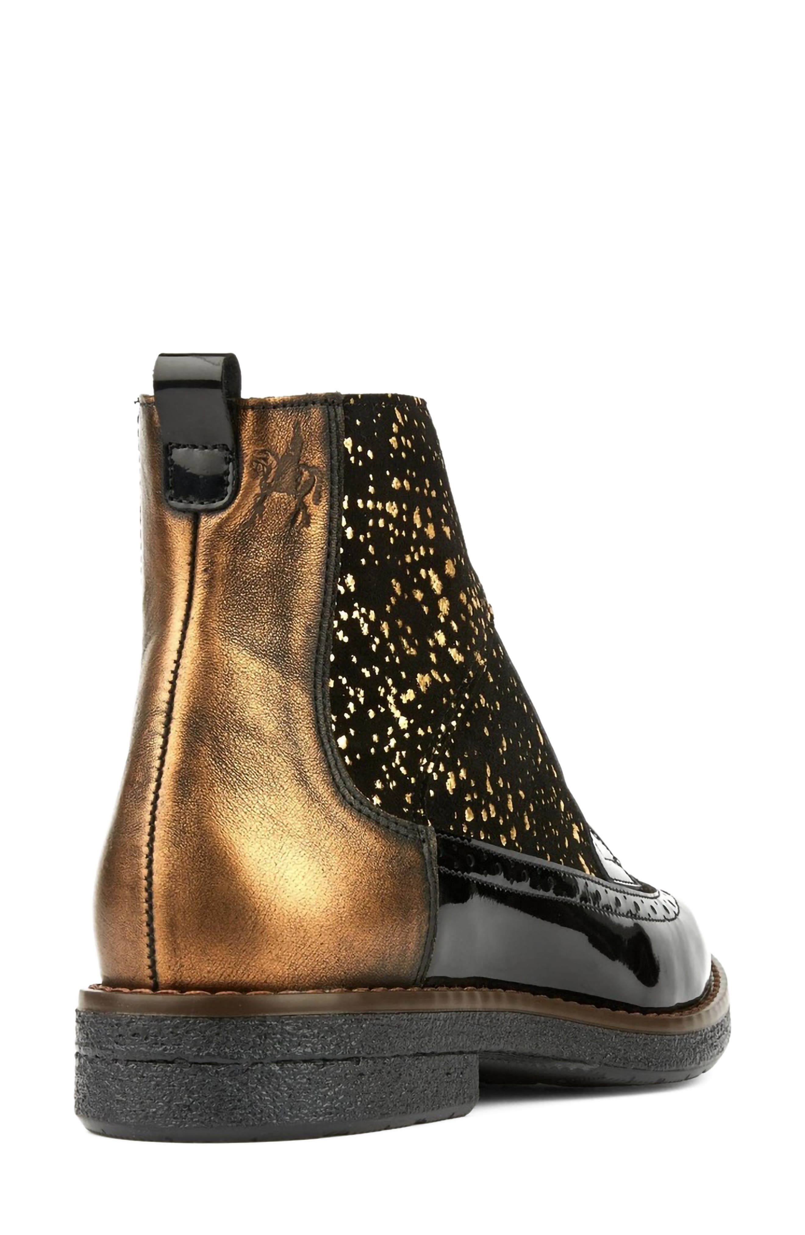 Hatter Boot, Alternate, color, BLACK/ GOLD