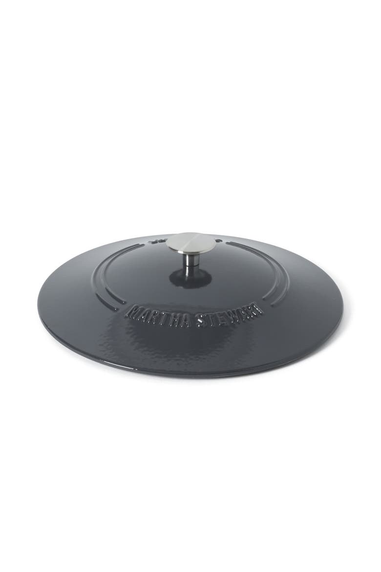 Gatwick 3.5-Quart Enameled Cast Iron Braiser with Lid, Alternate, color, Grey