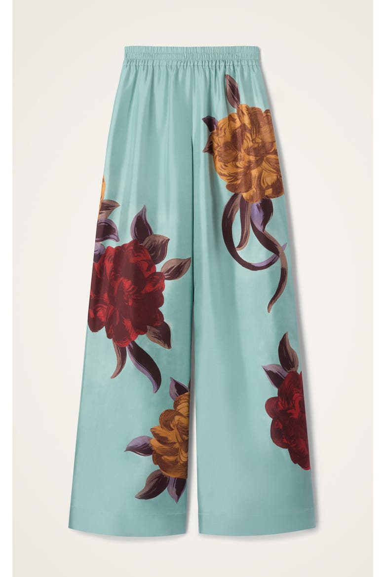 Palazzo Pants, Alternate, color, Peony Placée Light Blue