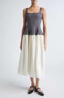 Stine Goya Mixed Media Corset Dress