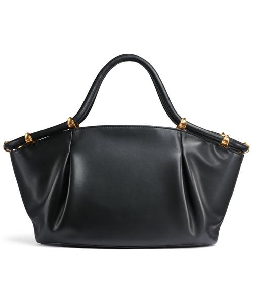 Shop Donna Karan New York Chiffon Satchel In Black/gold