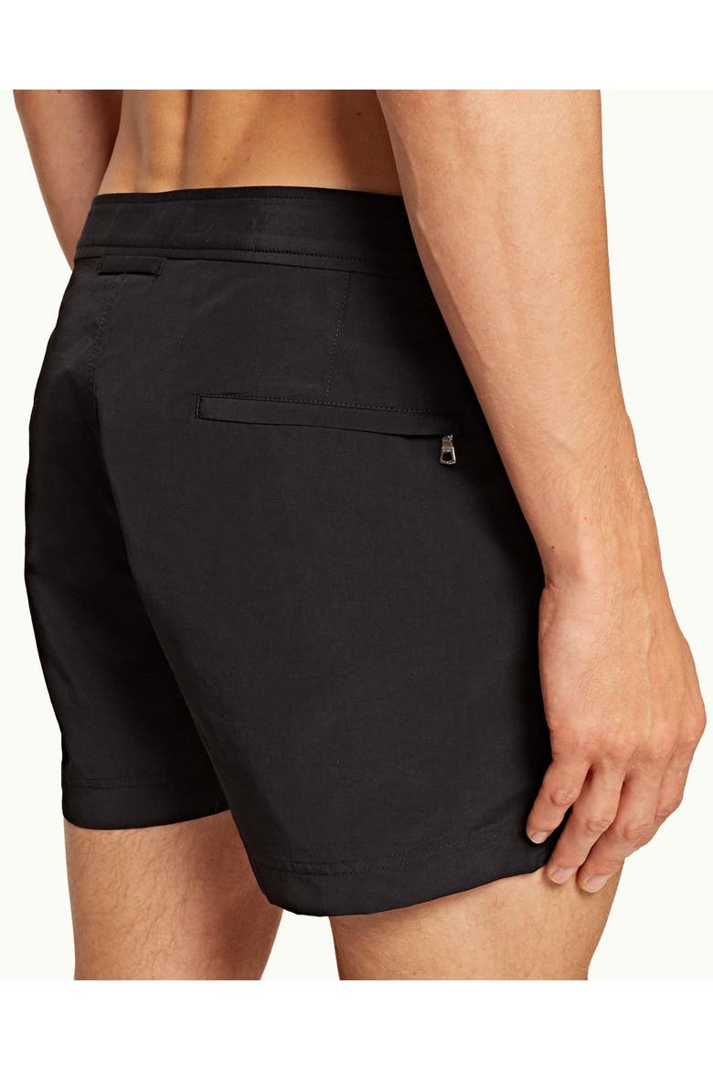 Springer Tailored-Fit Swim Shorts, Alternate, color, Black