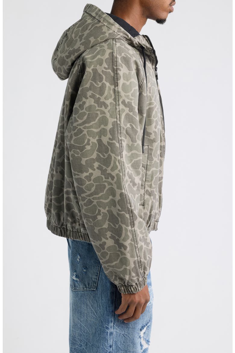 Loco Hooded Utility Jacket, Alternate, color, WOODLAND CAMO
