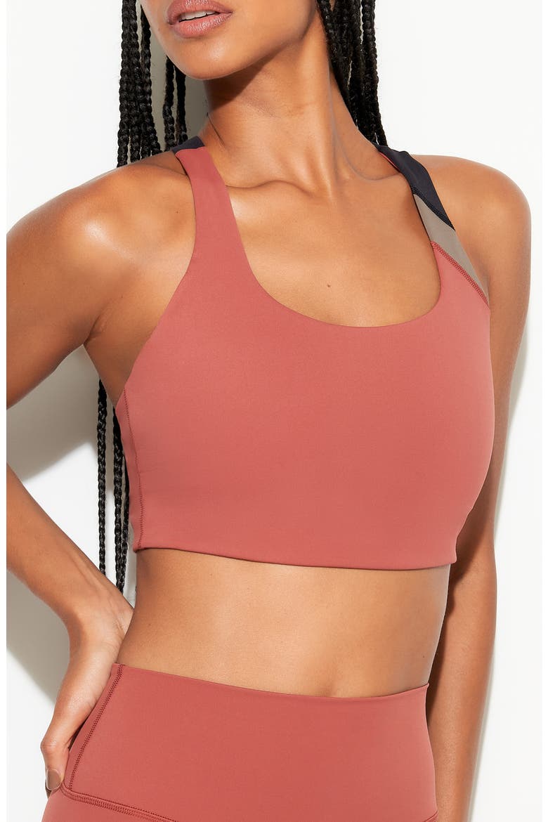 Sumner Longline Sports Bra, Main, color, CANYON