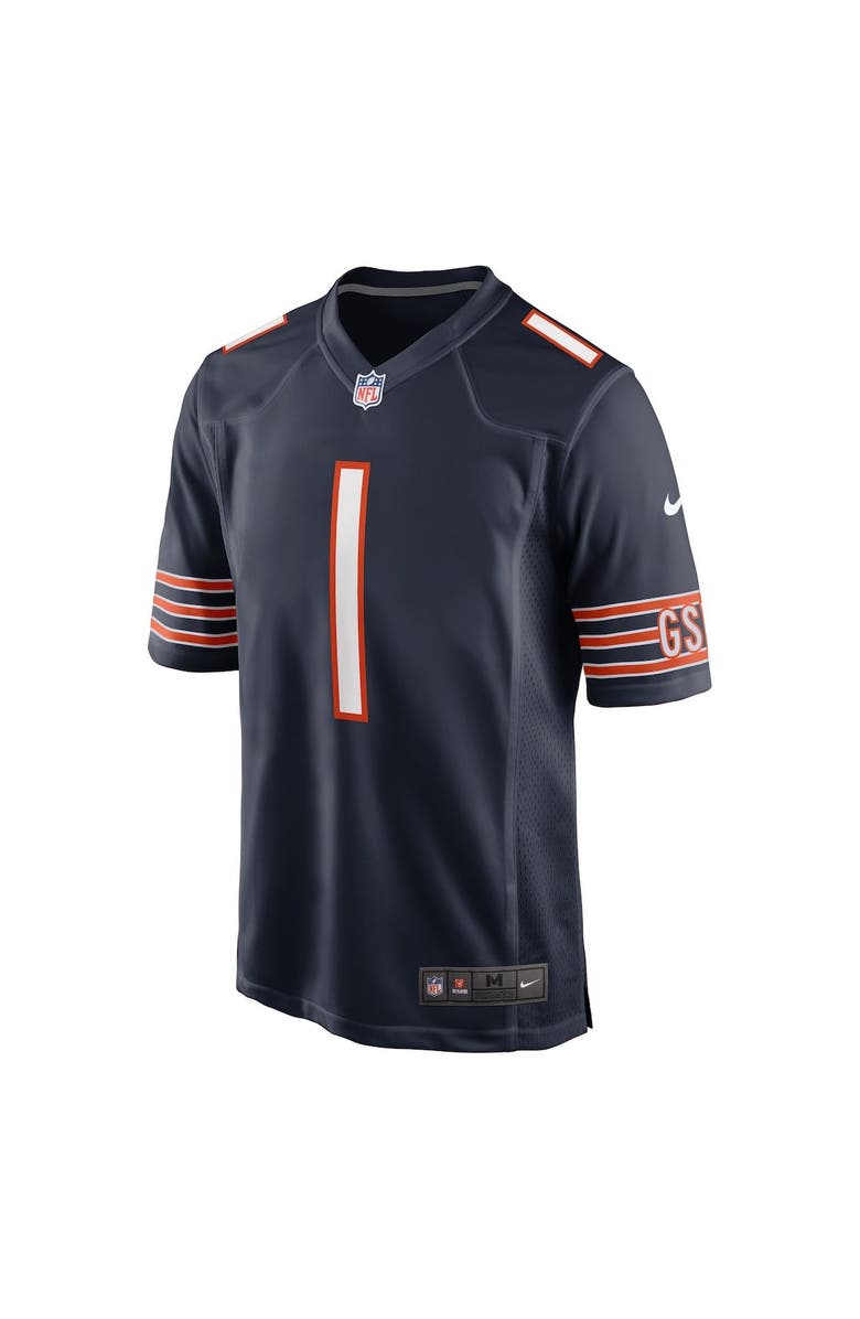 Nike Men's Nike Justin Fields Navy Chicago Bears Game Jersey, Alternate, color, 