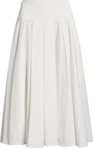KOBI HALPERIN Cotton Twill Midi Skirt