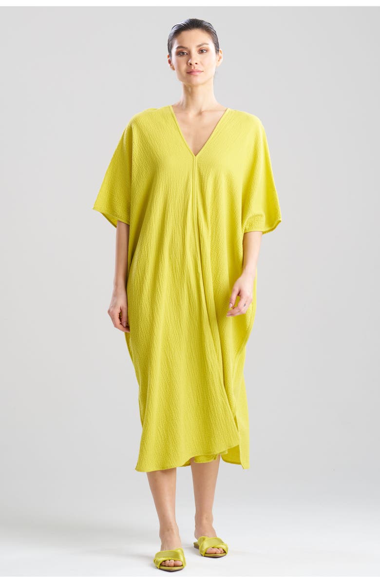 Natori Onsen Caftan, Main, color, Chartreuse
