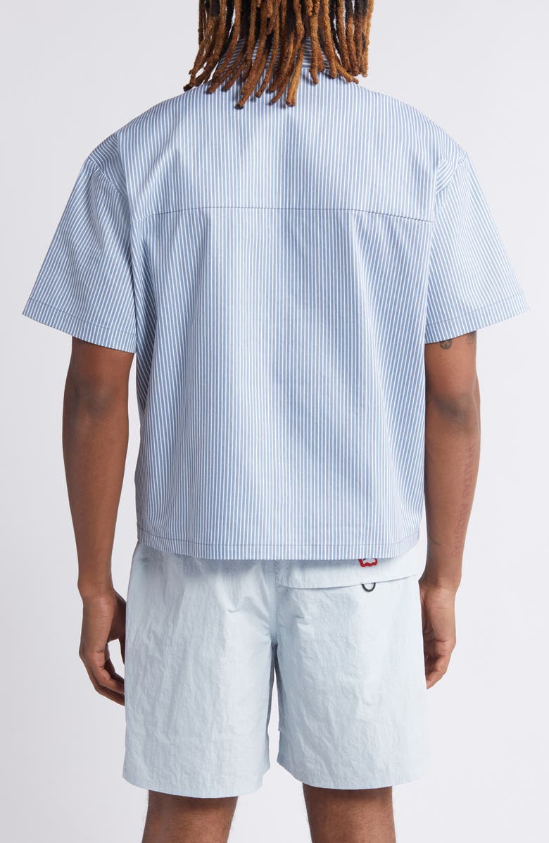 ICECREAM Arcade Short Sleeve Button-Up Shirt, Alternate, color, Baby Blue