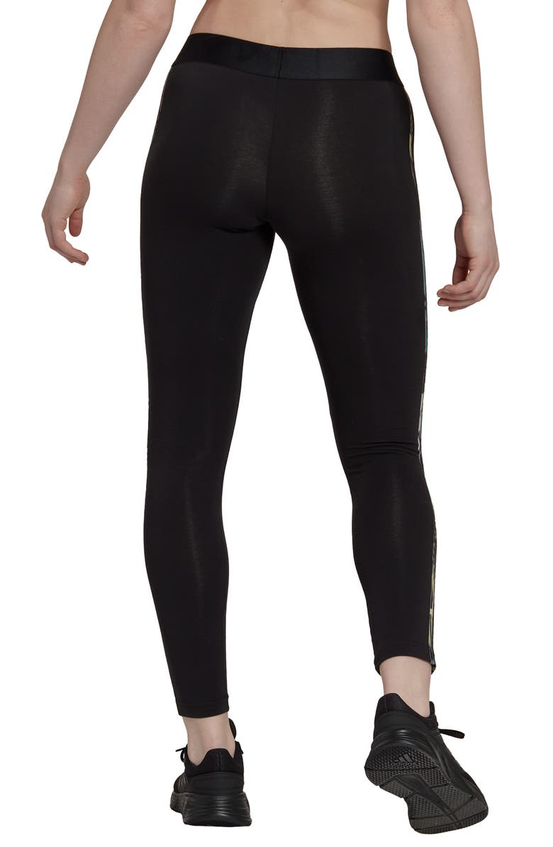 adidas Classic Striped Stirup Leggings, Alternate, color,