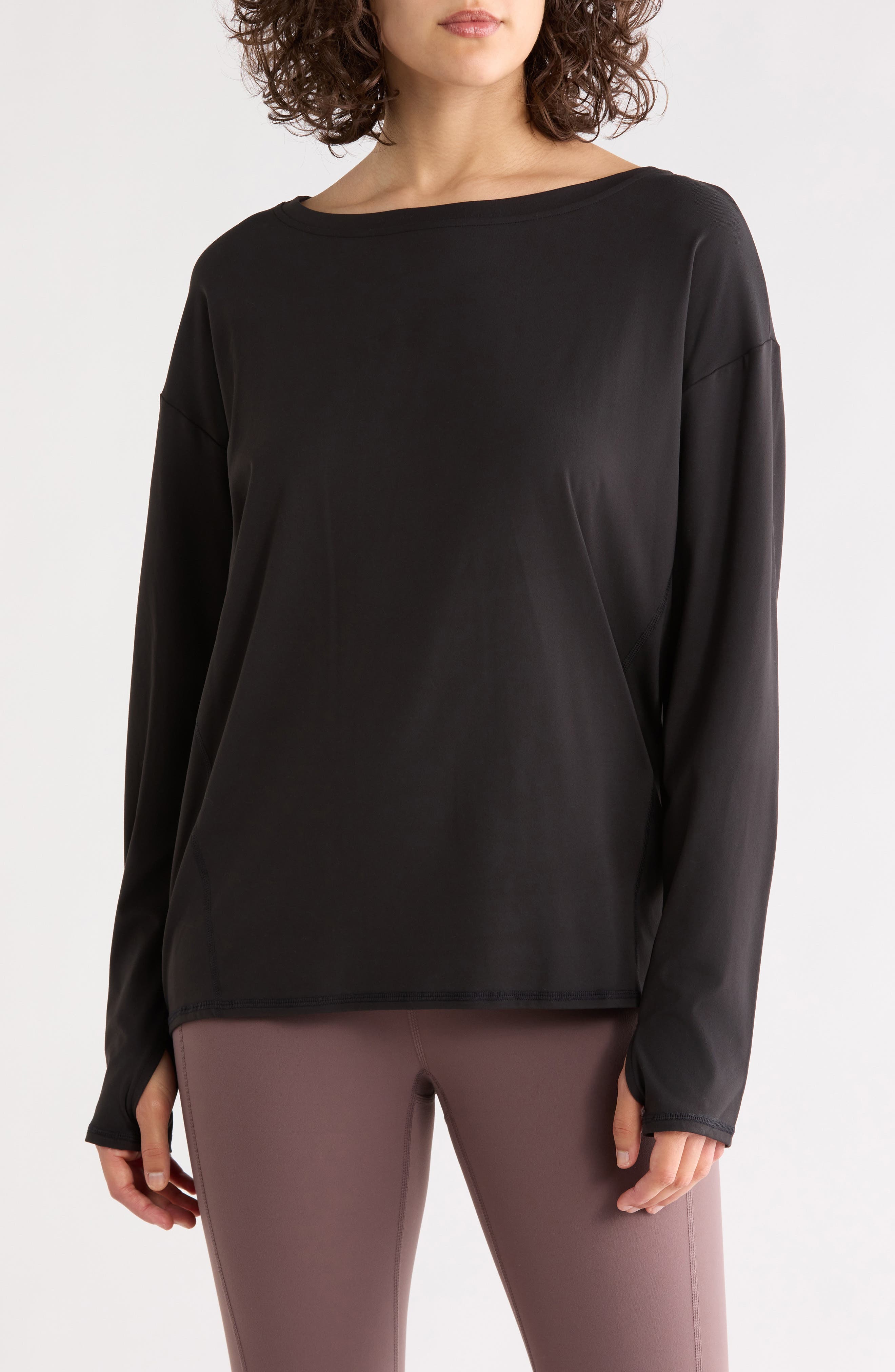 Z by Zella On the Move Cocoon Long Sleeve T-Shirt