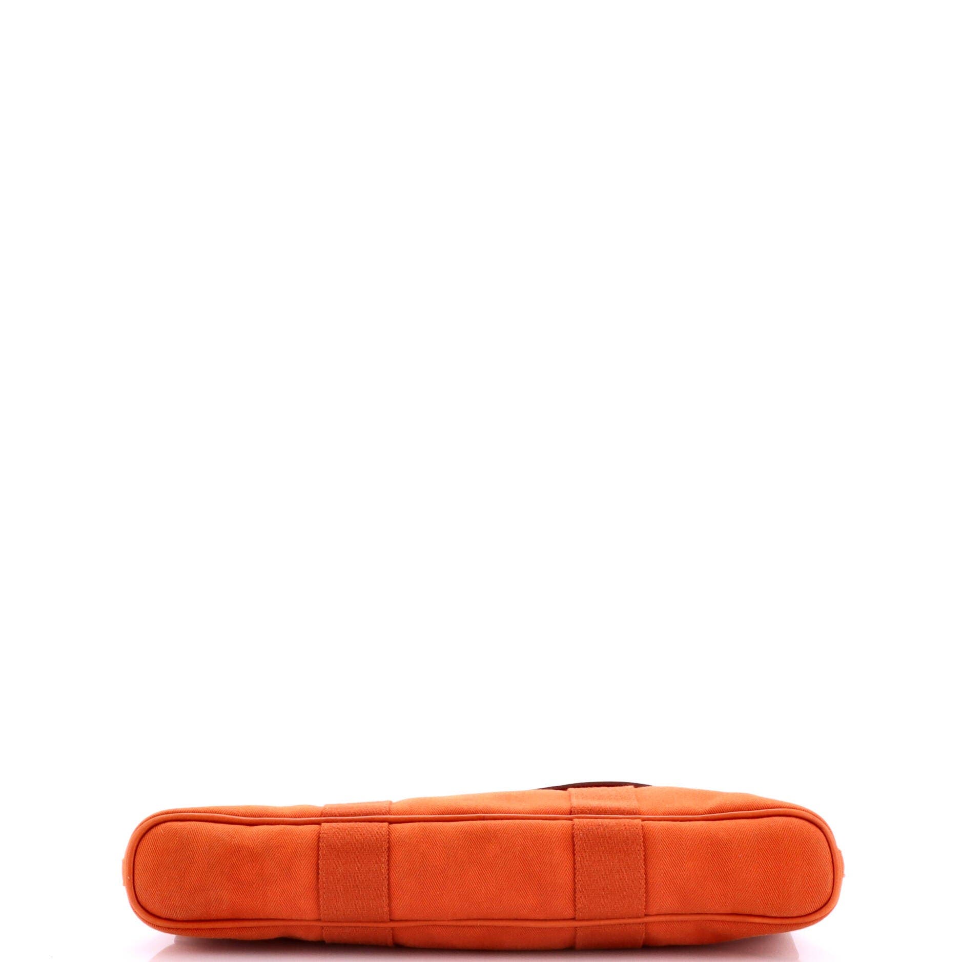 Valparaiso East West Bag Toile and Leather PM, Alternate, color, Orange