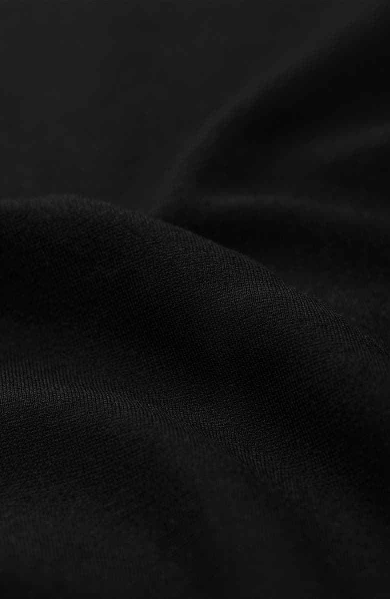 Marcella Manhattan Asymmetric One-Shoulder Ponte Dress, Alternate, color, Black